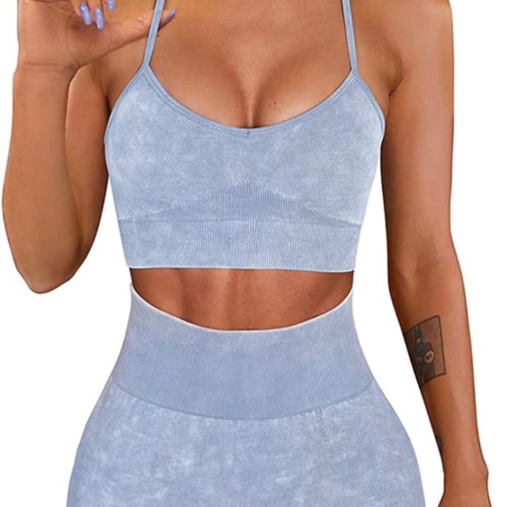 Acid Wash Workout Set